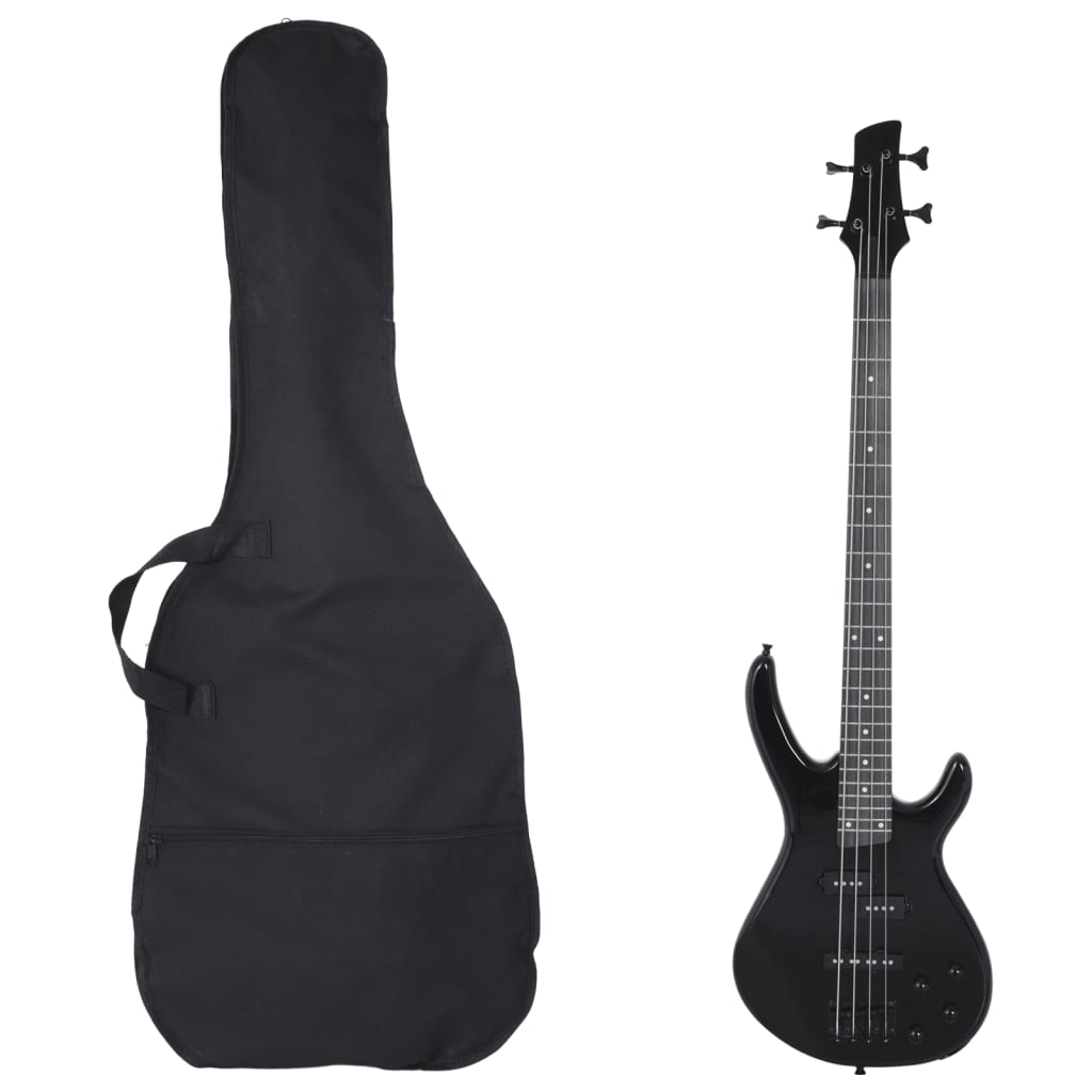 VidaXL guitare basse électrique pour débutants avec sac 4 4 46 noir