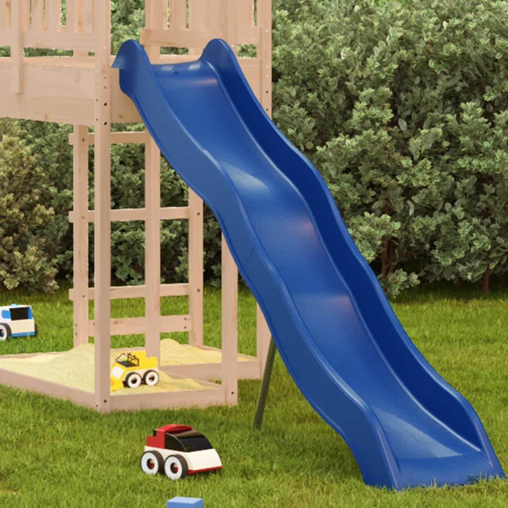 VidaXL Toboggan 210x40 cm polypropylène bleu