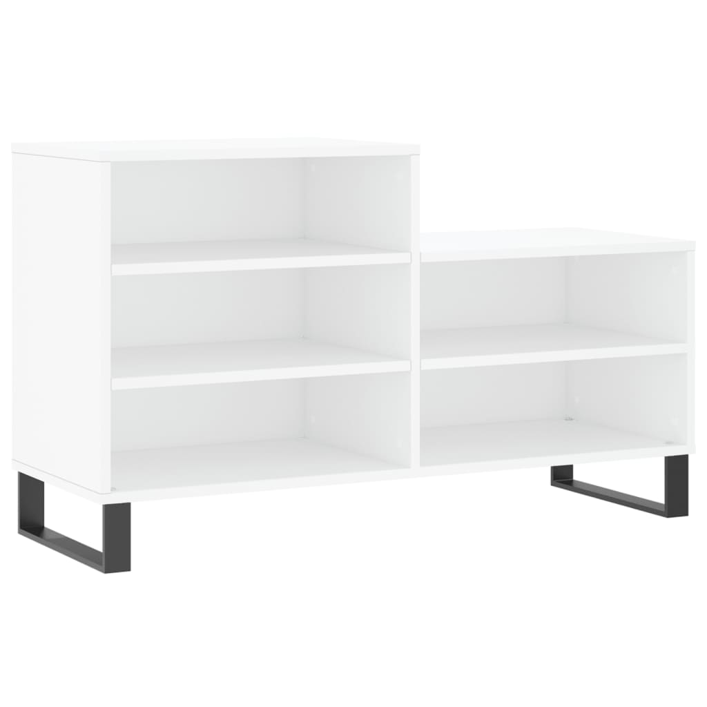 Vidaxx meuble à chaussures 102x36x60 cm bois d'ingénierie blanc