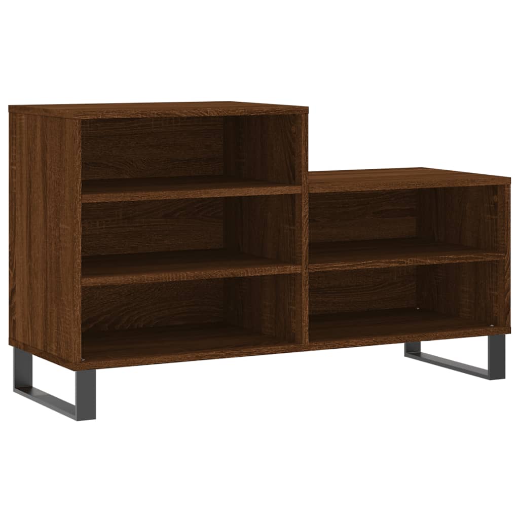Vidaxx armoire à chaussures 102x36x60 cm bois fini couleur chêne marron