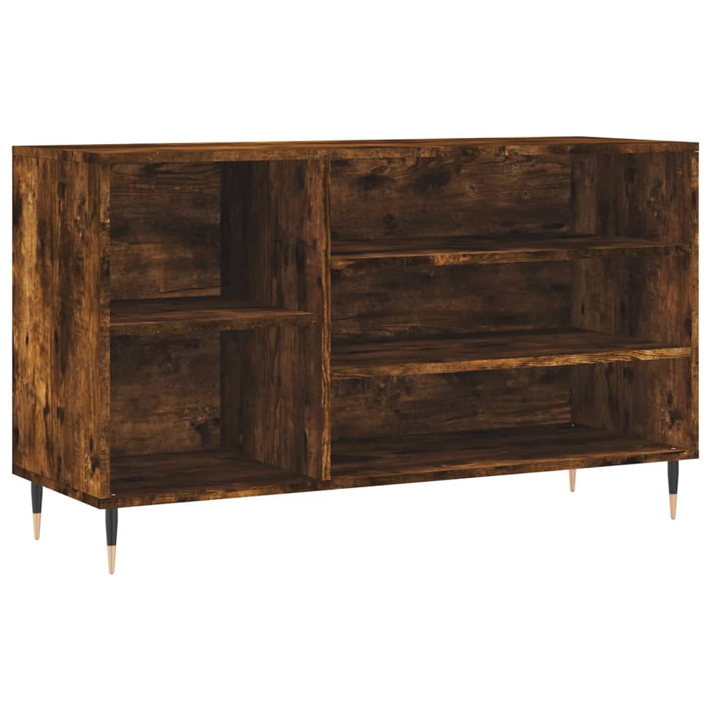 Vidaxx meuble à chaussures 102x36x60 cm bois d'ingénierie, chêne fumé