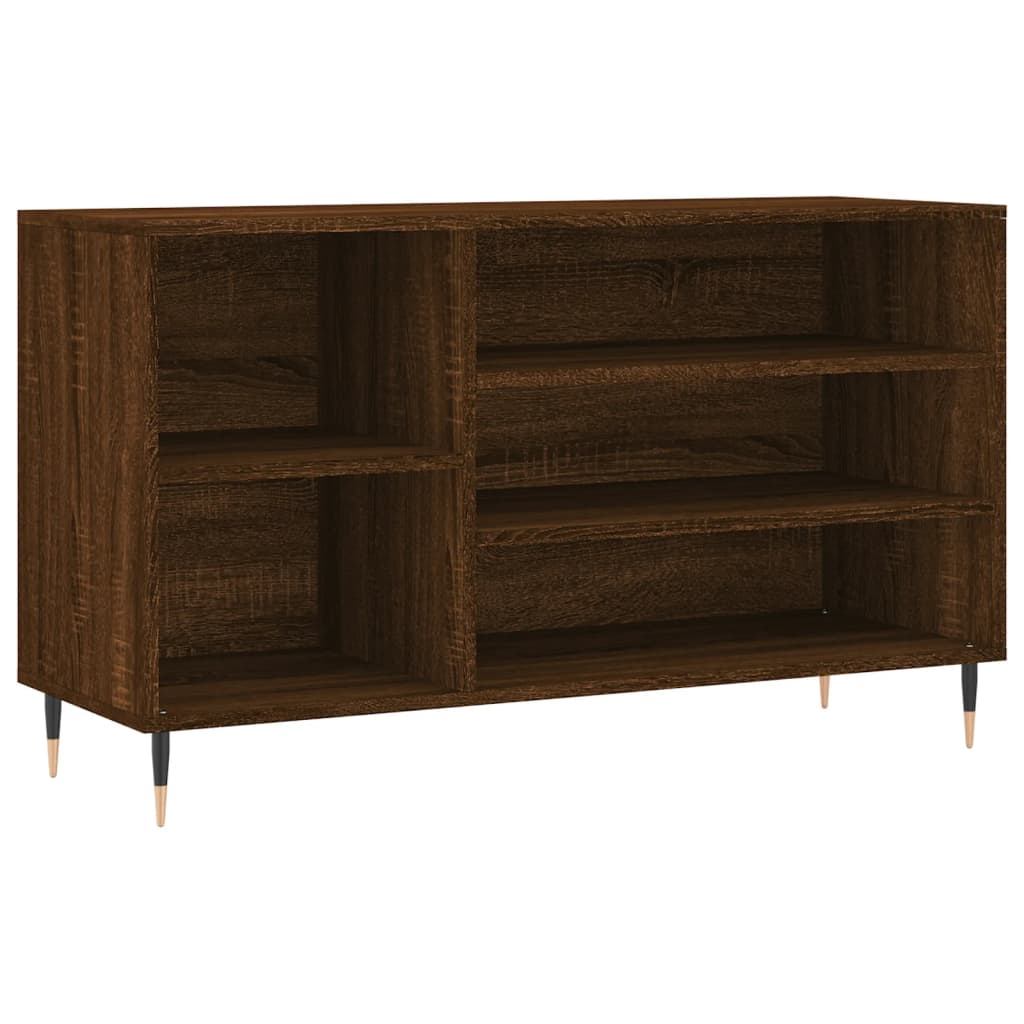 Vidaxx armoire à chaussures 102x36x60 cm bois fini couleur chêne marron