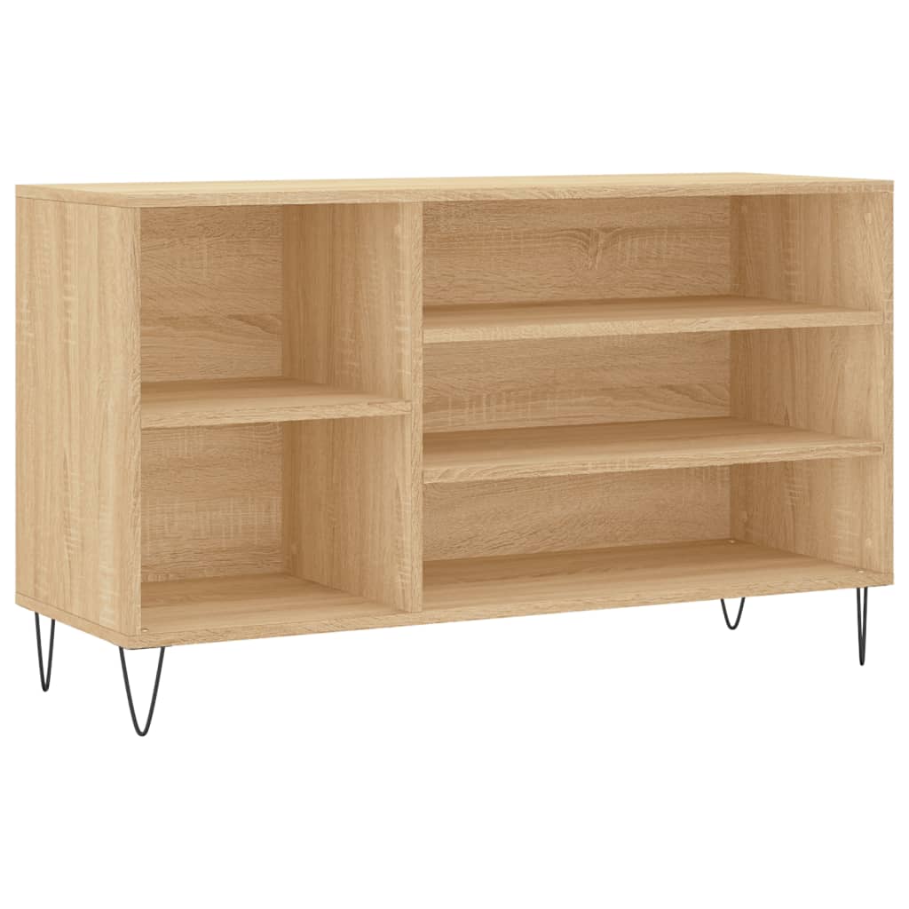 VidaXL armoire à chaussures 102x36x60 cm bois d'ingénierie chêne sonoma