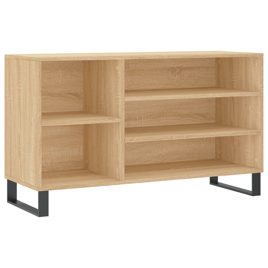VidaXL armoire à chaussures 102x36x60 cm bois d'ingénierie chêne sonoma