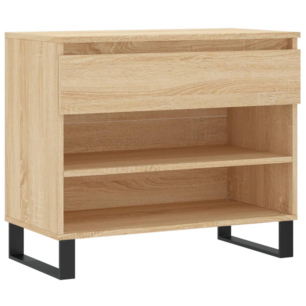 VidaXL armoire à chaussures 70x36x60 cm bois d'ingénierie chêne sonoma