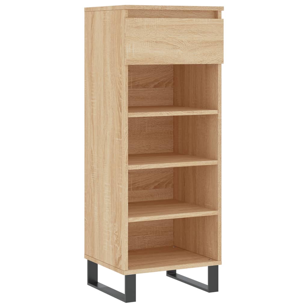 VidaXL Armoire à chaussures 40x36x105 cm bois d'ingénierie chêne sonoma