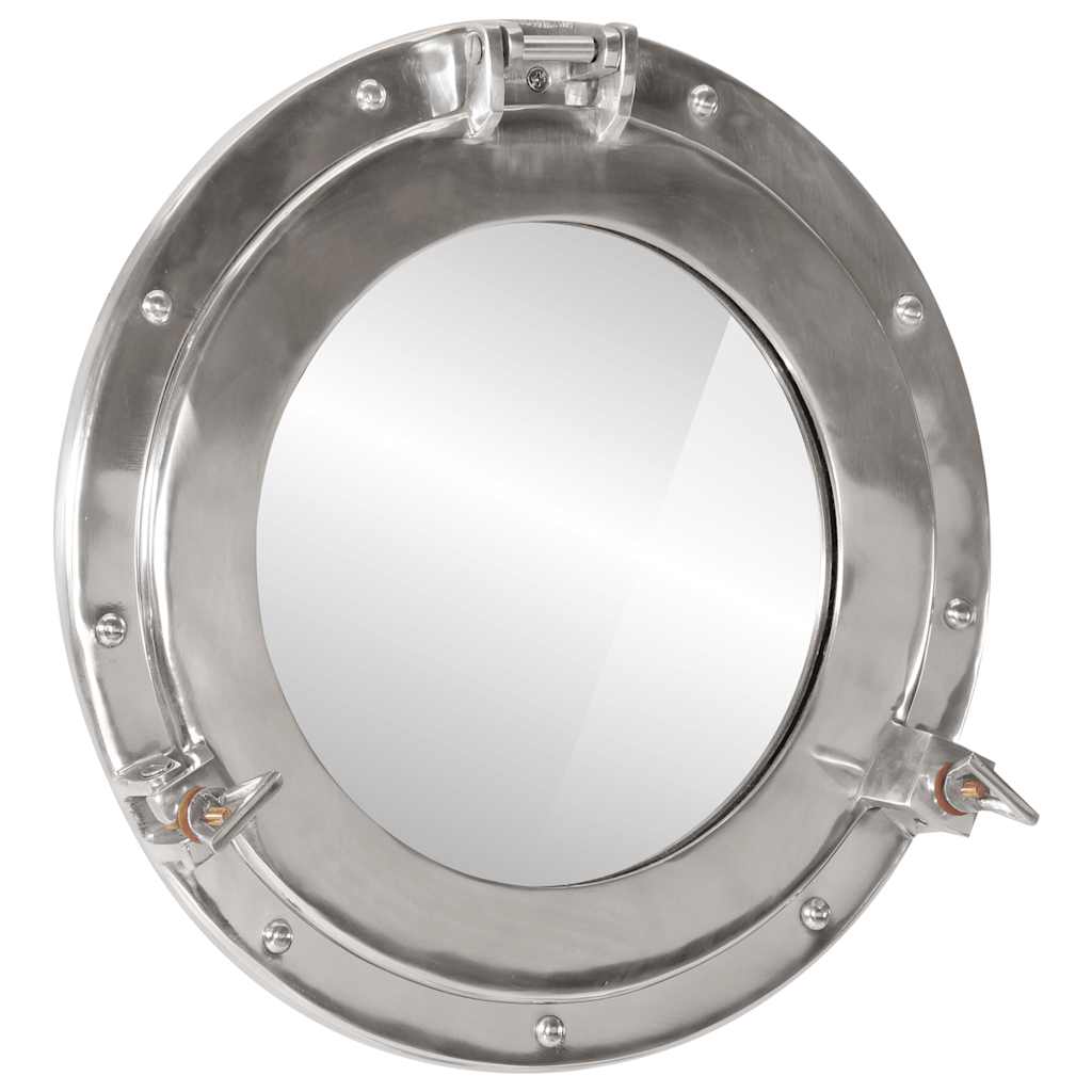 VidaXL Miroir mural hublot Ø38 cm aluminium et verre