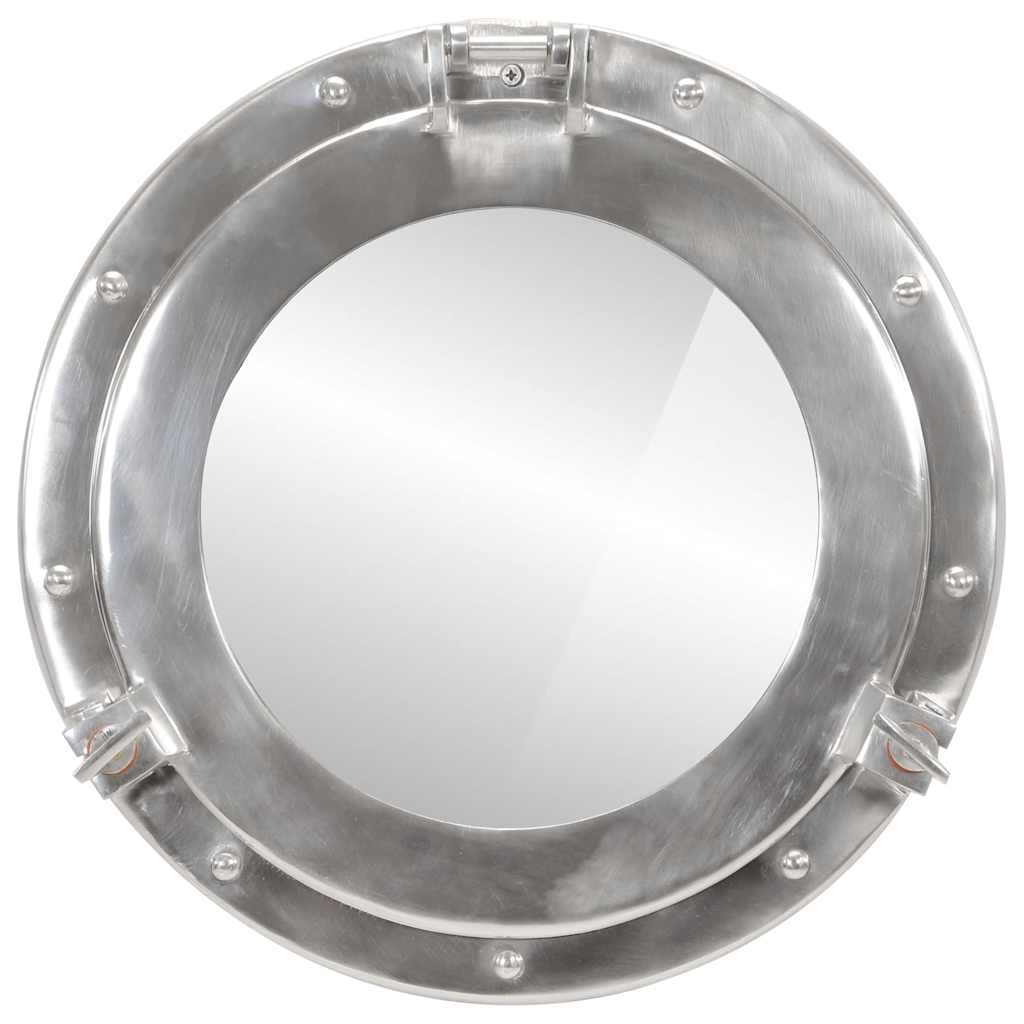 VidaXL Miroir mural hublot Ø38 cm aluminium et verre