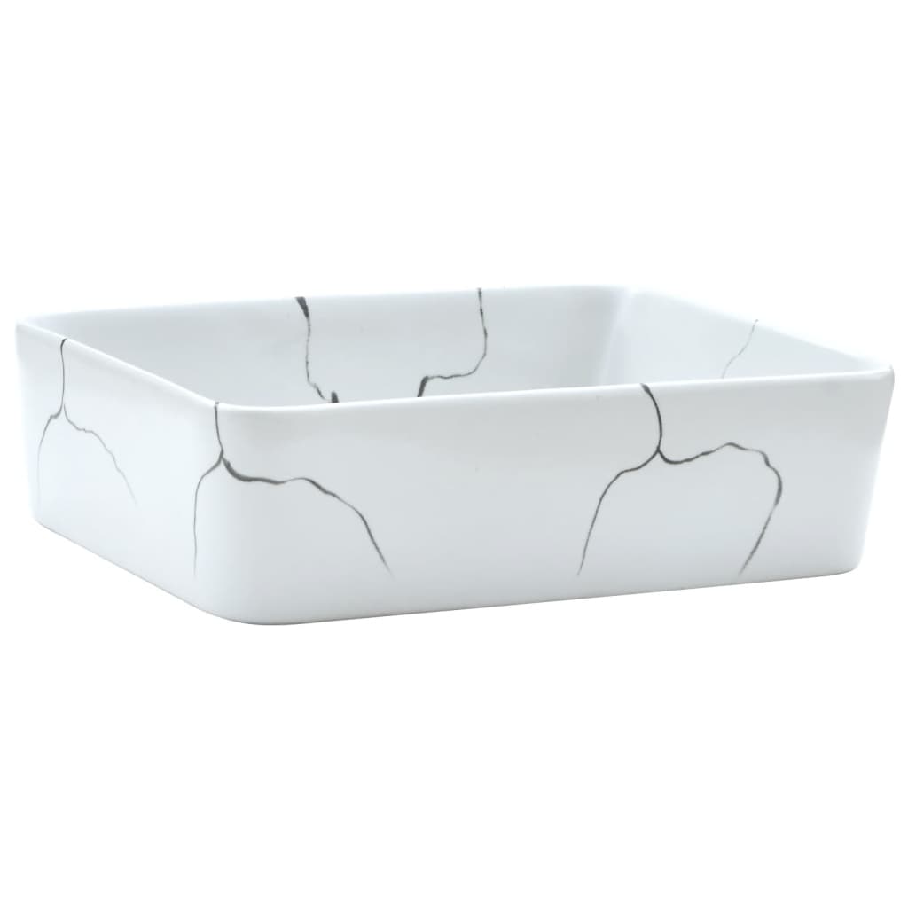 Vidaxx évier à poser rectangulaire 46x35,5x13 cm céramique blanc