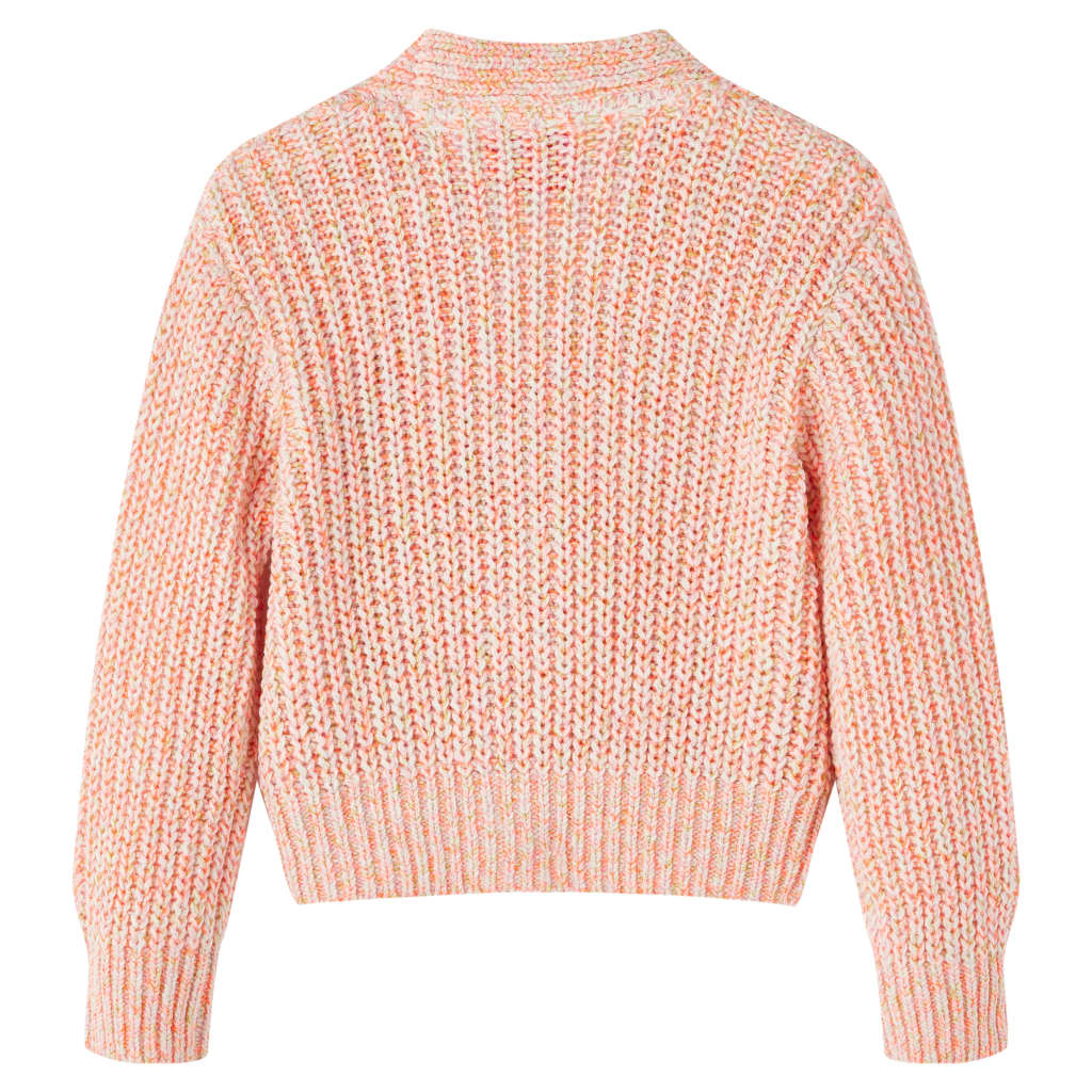 VidaXL Cardigan enfant tricoté 92 rose mélangé