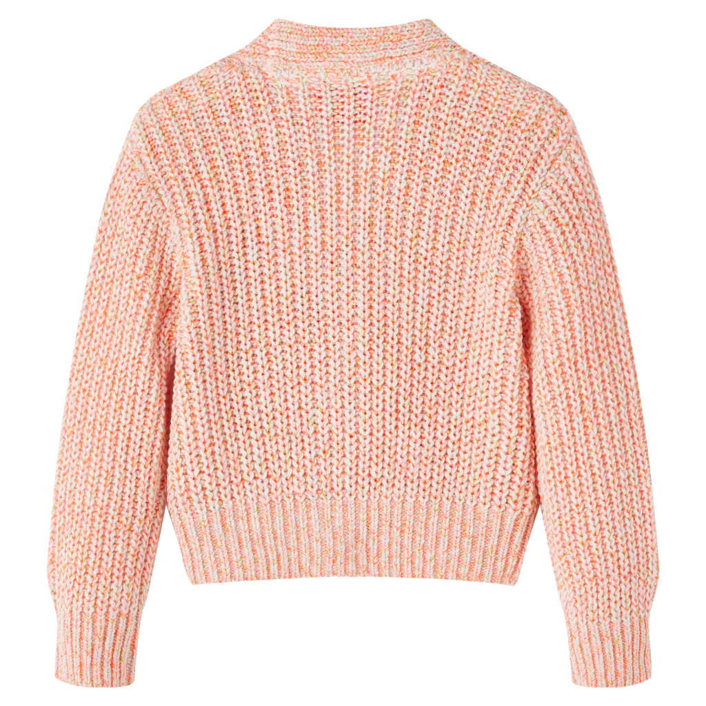 VidaXL Cardigan enfant tricoté 104 rose mélangé