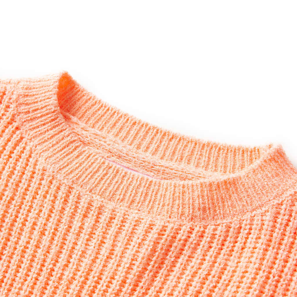 VidaXL Pull enfant tricoté 92 orange vif
