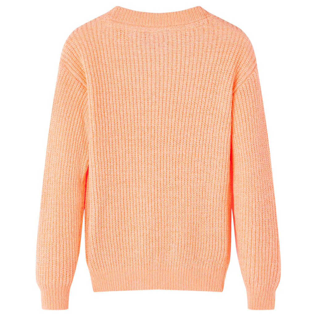 VidaXL Pull enfant tricoté 104 orange vif