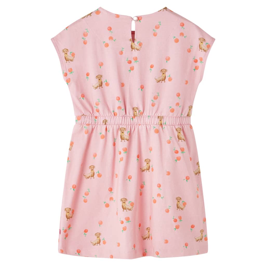 VidaXL Robe enfant avec cordon de serrage 92 orange clair