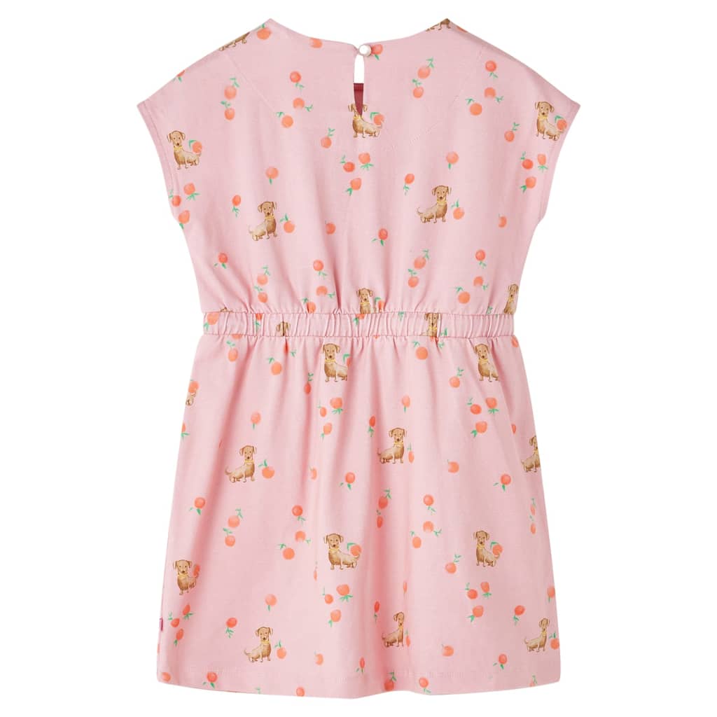 VidaXL Robe enfant avec cordon de serrage 104 orange clair