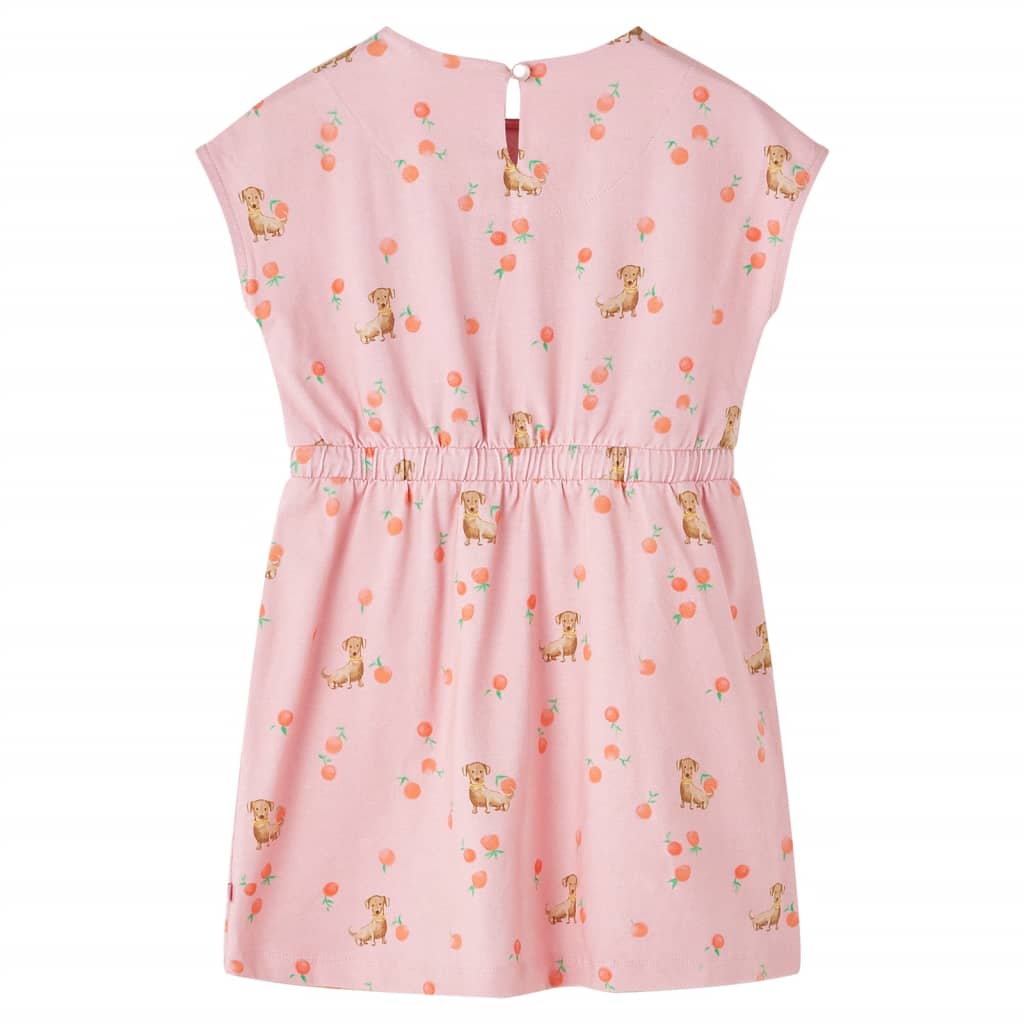 VidaXL robe enfant avec cordon de serrage 140 orange clair