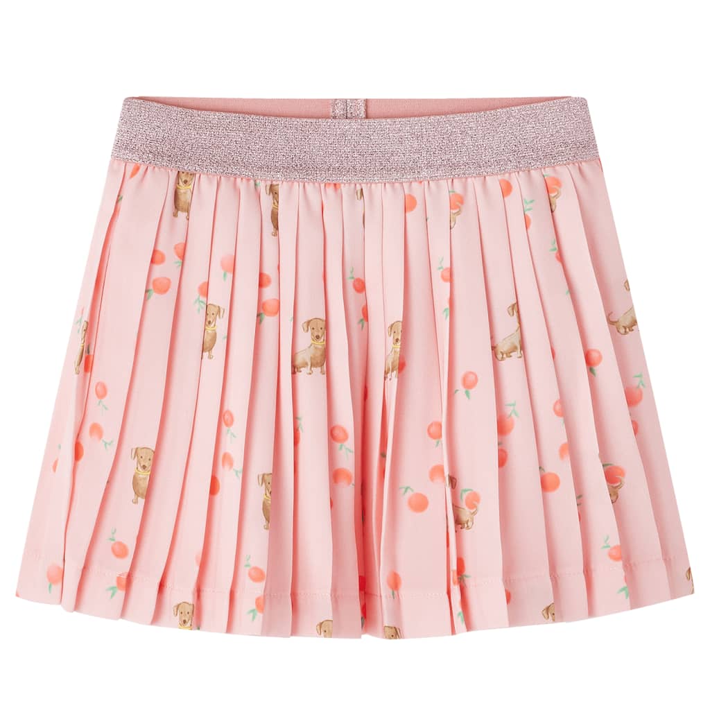 VidaXL Jupe plissée enfant 92 orange clair
