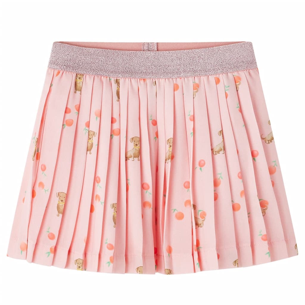 VidaXL Jupe plissée enfant 104 orange clair