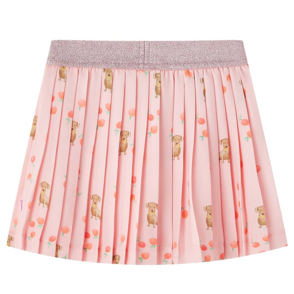 VidaXL Jupe plissée enfant 116 orange clair