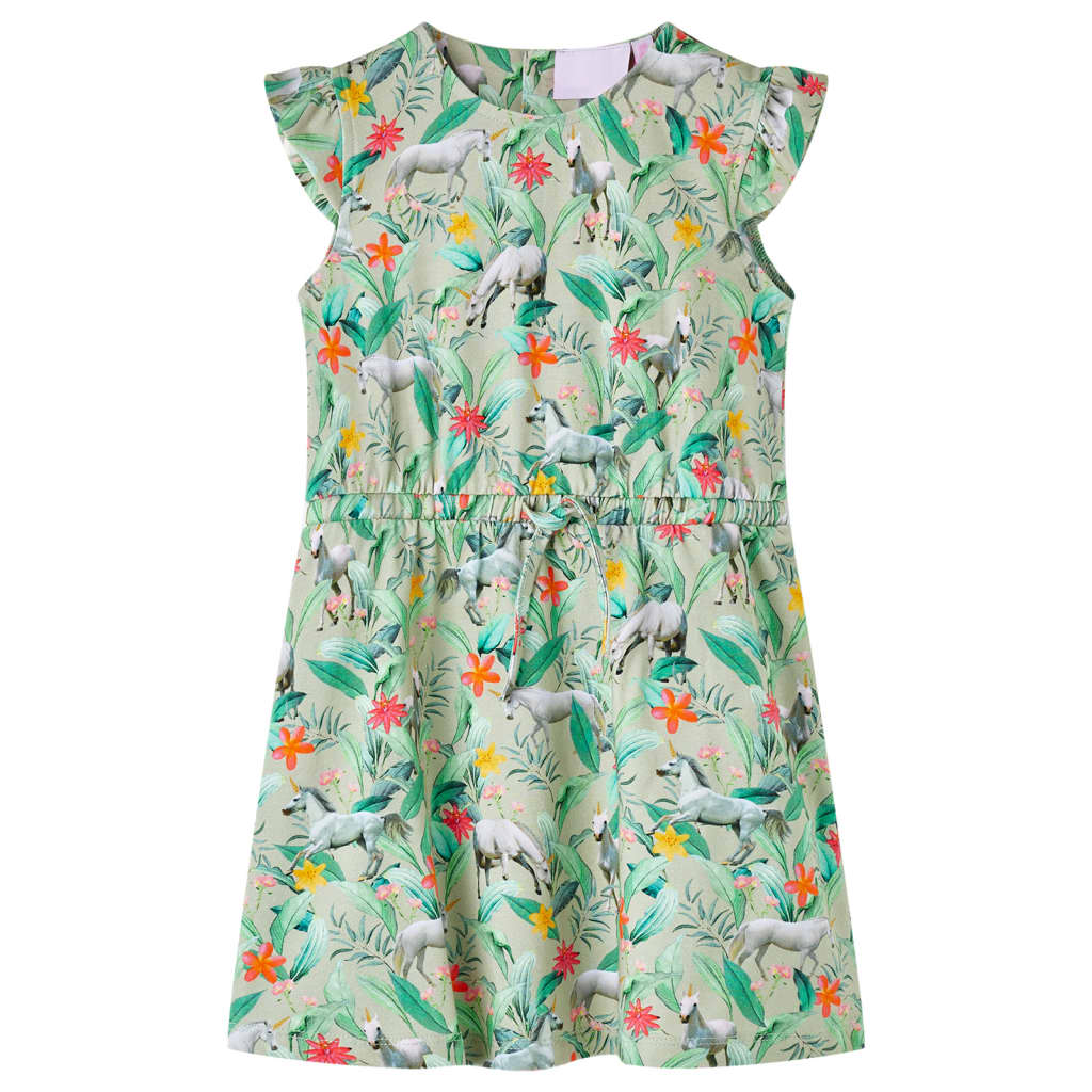 VidaXL Robe enfant 116 kaki clair