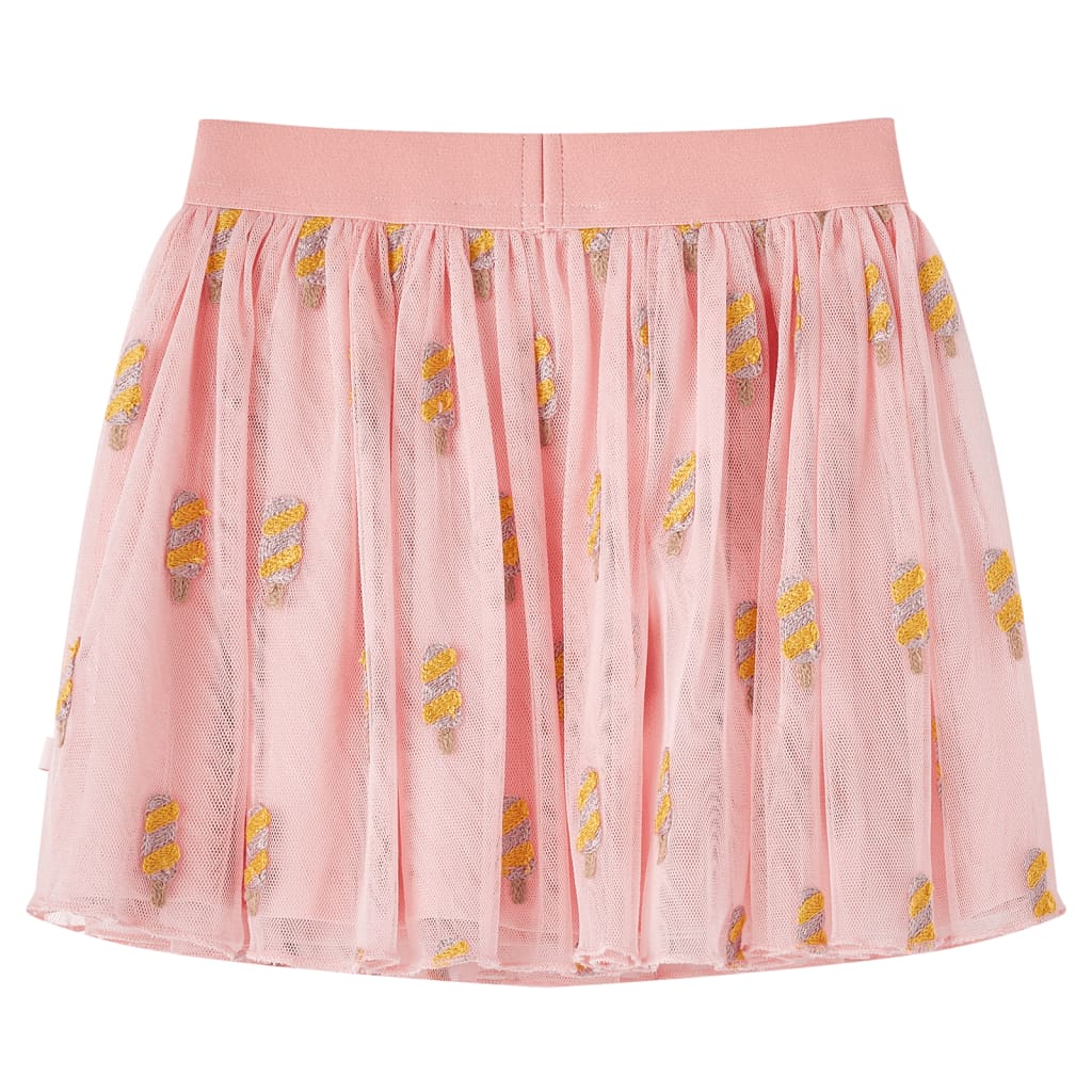 VidaXL Jupe enfant avec tulle 104 rose clair