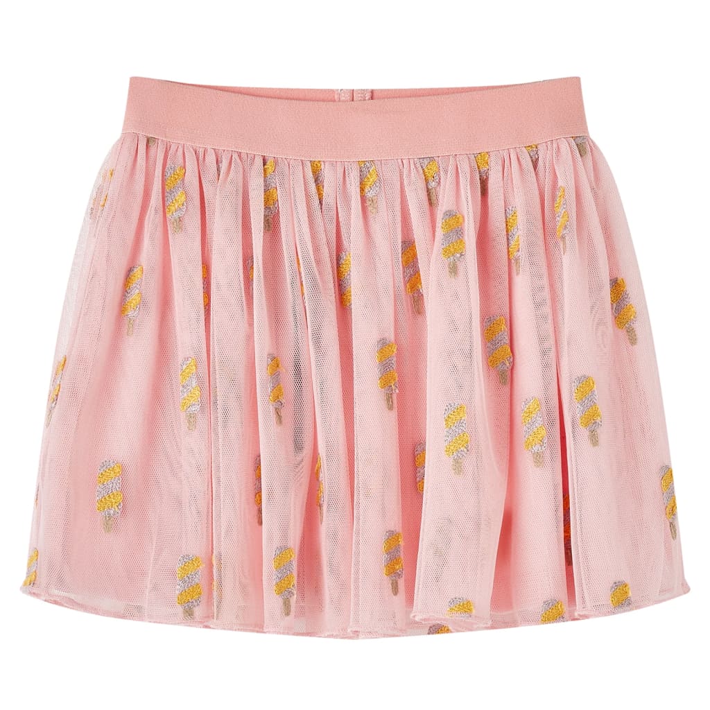 VidaXL Jupe enfant avec tulle 116 rose clair