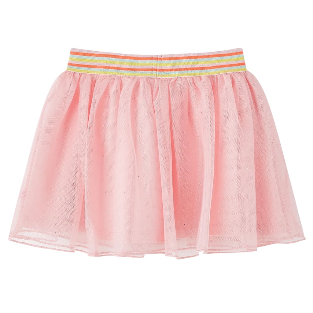VidaXL Jupe enfant avec tulle 116 rose clair