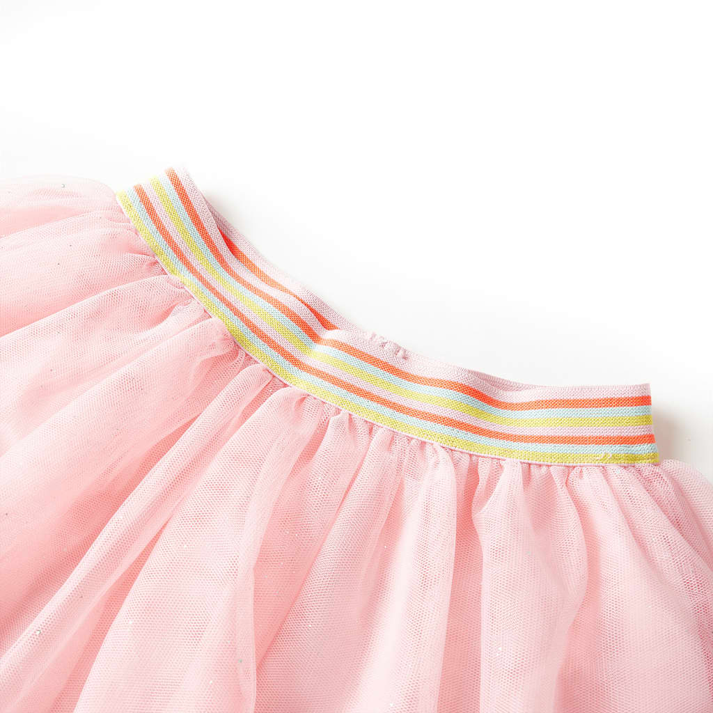 VidaXL Jupe enfant avec tulle 116 rose clair