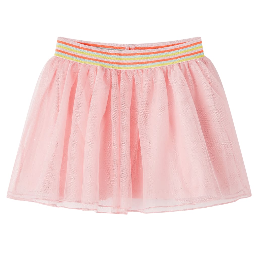 VidaXL Jupe enfant avec tulle 128 rose clair