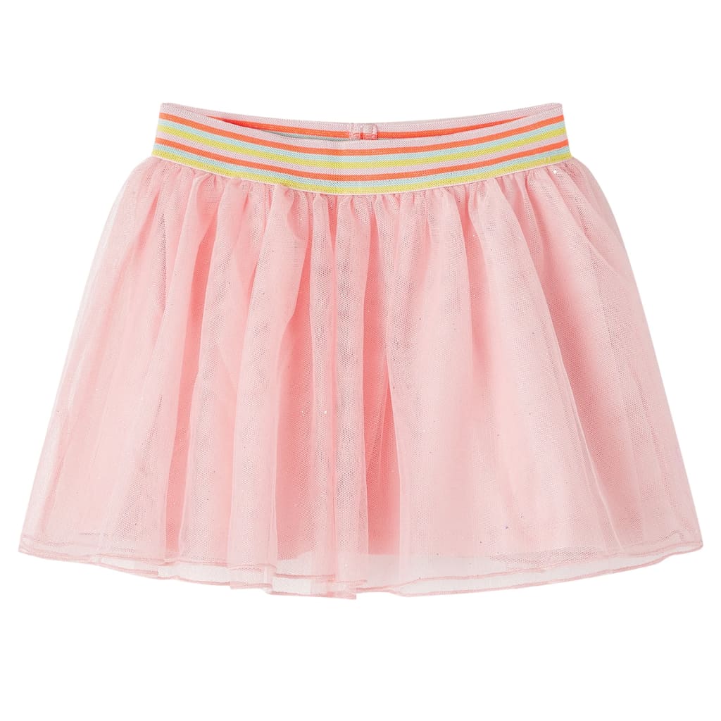 VidaXL Jupe enfant avec tulle 140 rose clair