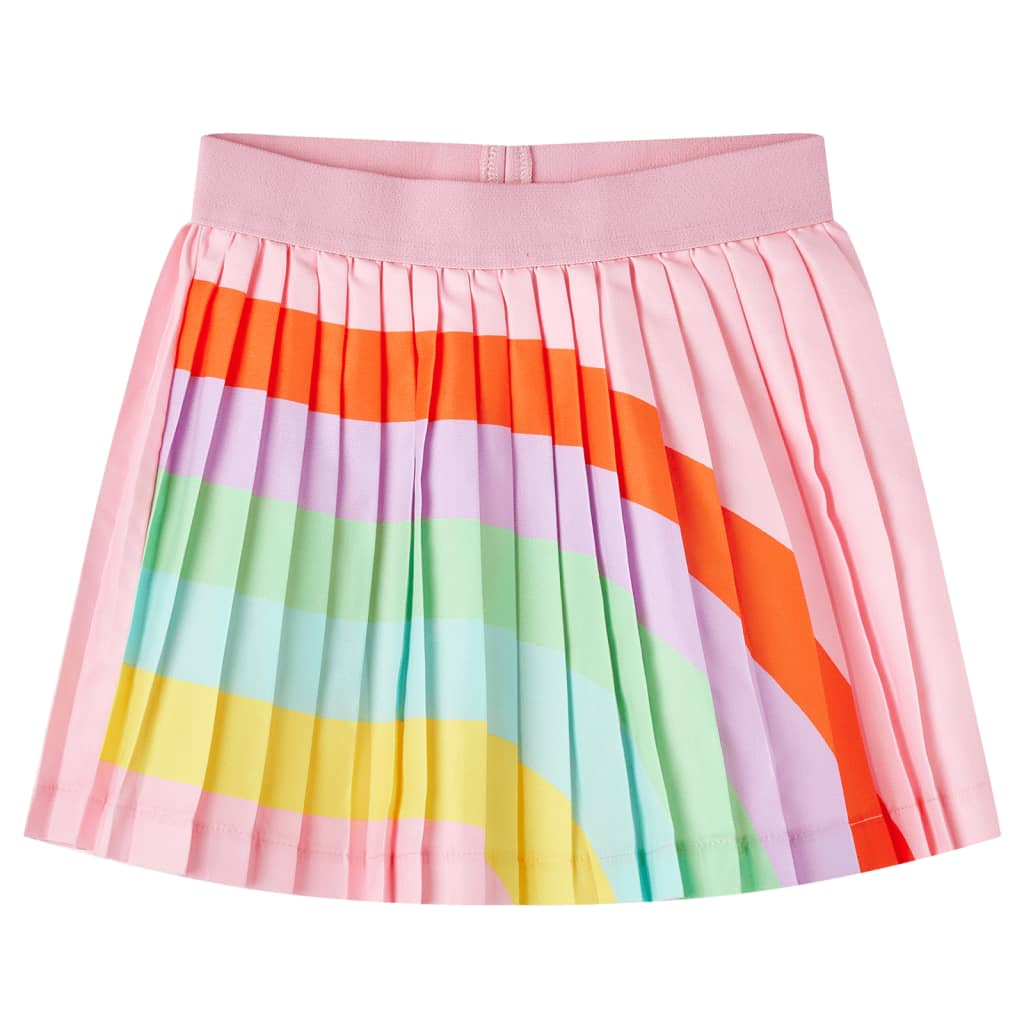 VidaXL Jupe enfant plissée 116 rose clair