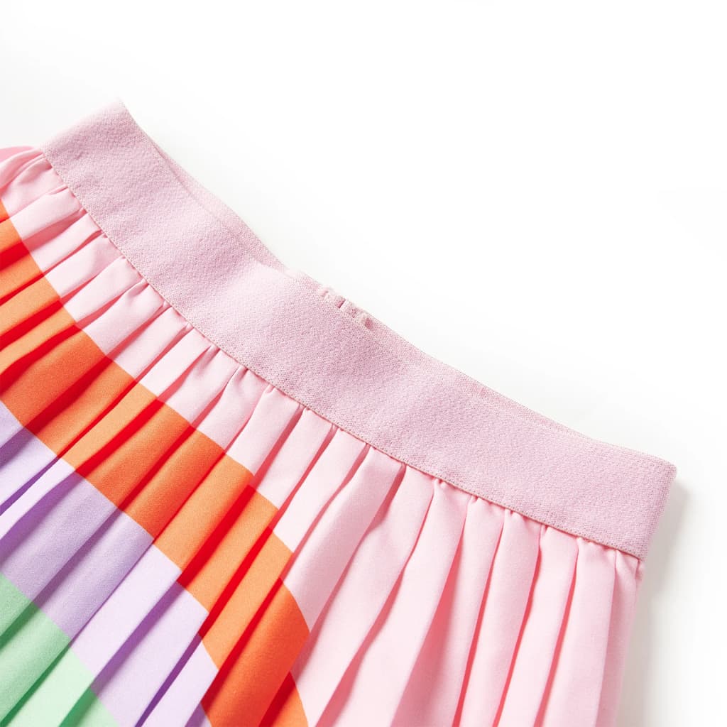VidaXL Jupe enfant plissée 116 rose clair