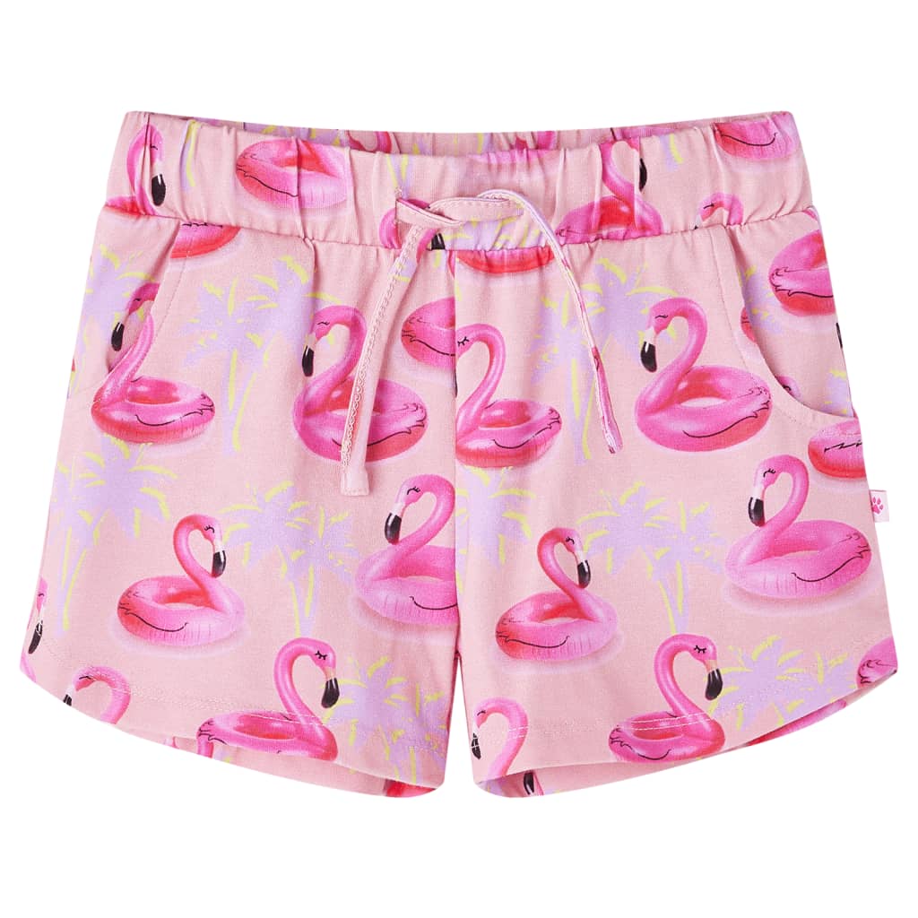 VidaXL Short enfant avec cordon de serrage 116 rose clair