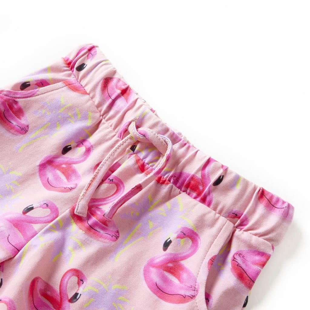 VidaXL Short enfant avec cordon de serrage 140 rose clair
