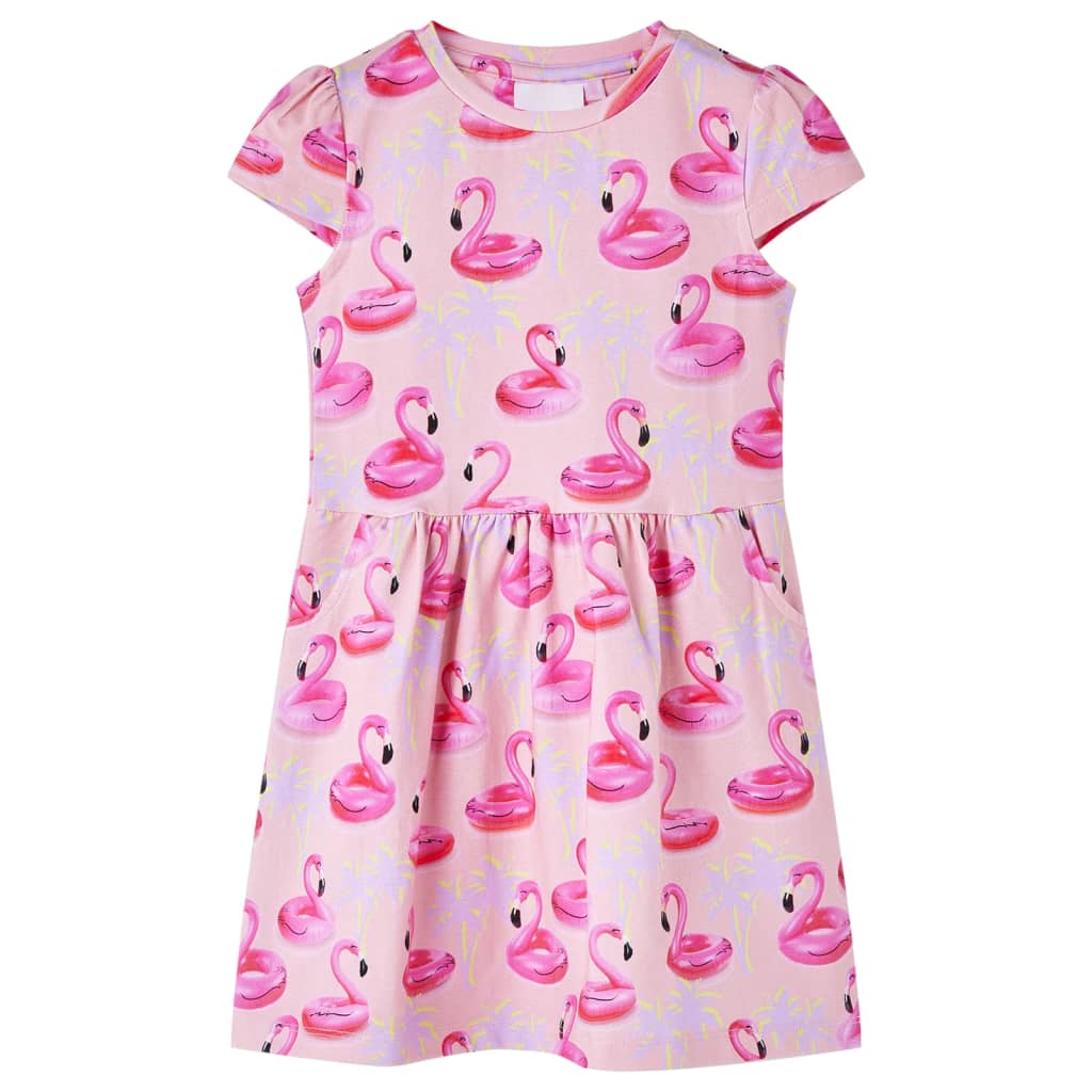 VidaXL Robe enfant 128 rose clair