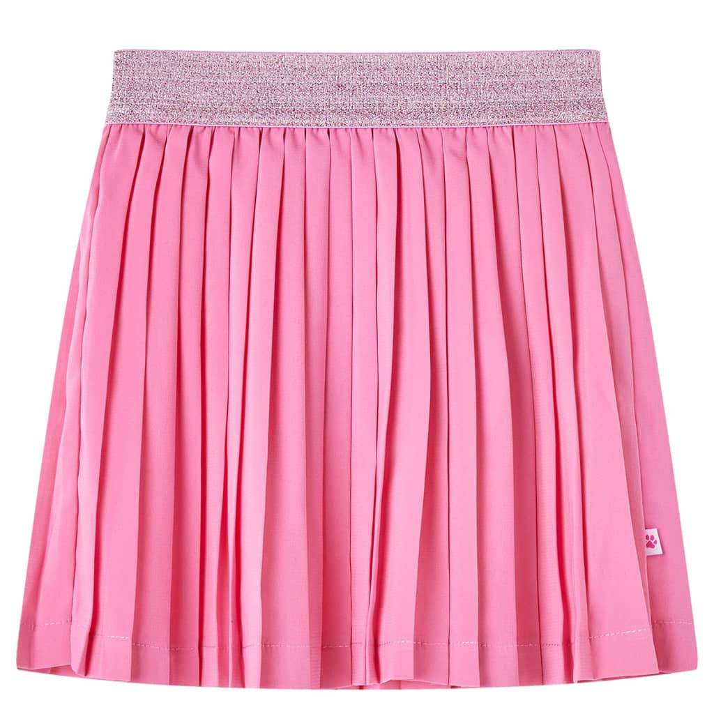 VidaXL Jupe enfant plissée 92 rose