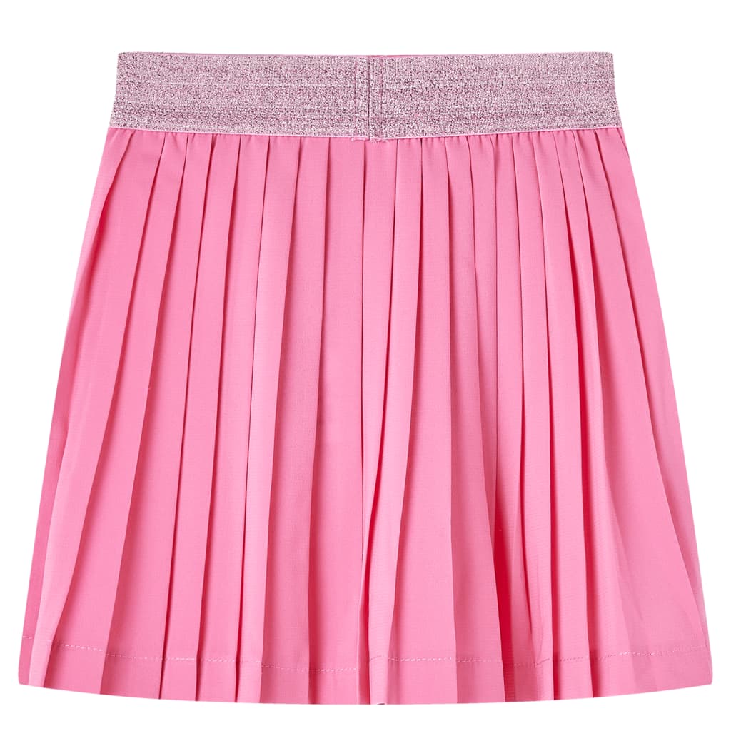 VidaXL Jupe plissée enfant avec imprimé 128 rose