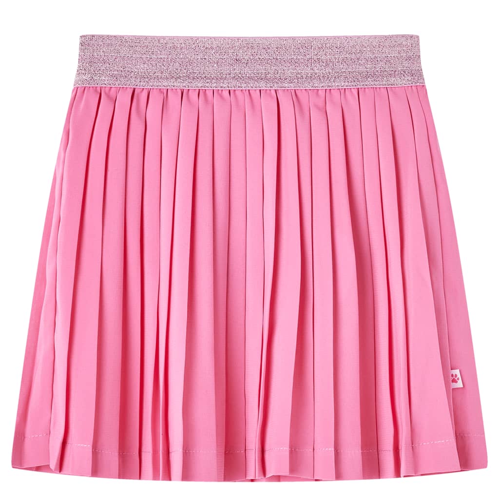 VidaXL Jupe plissée enfant 140 rose