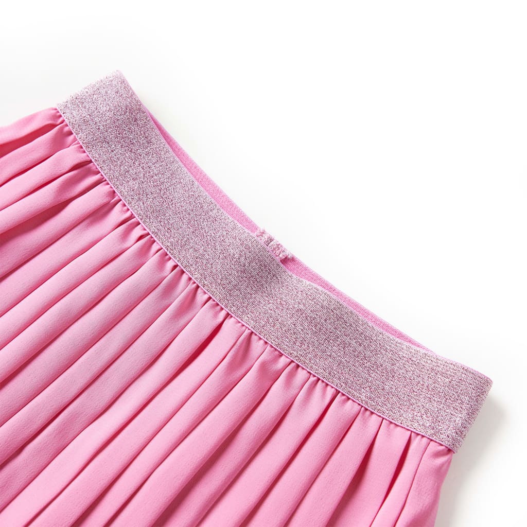 VidaXL Jupe plissée enfant 140 rose