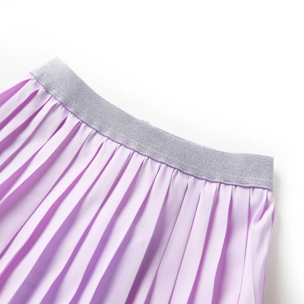 VidaXL Jupe enfant plissée 128 lilas