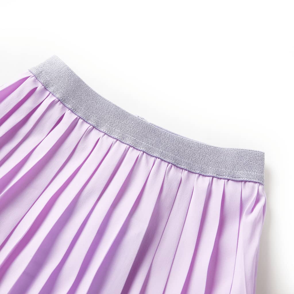 VidaXL Jupe enfant plissée 140 lilas