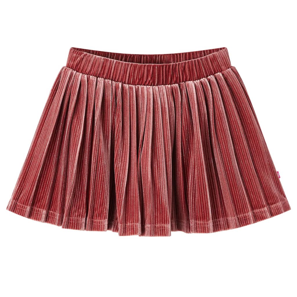 VidaXL Jupe enfant plissée 116 rose moyen