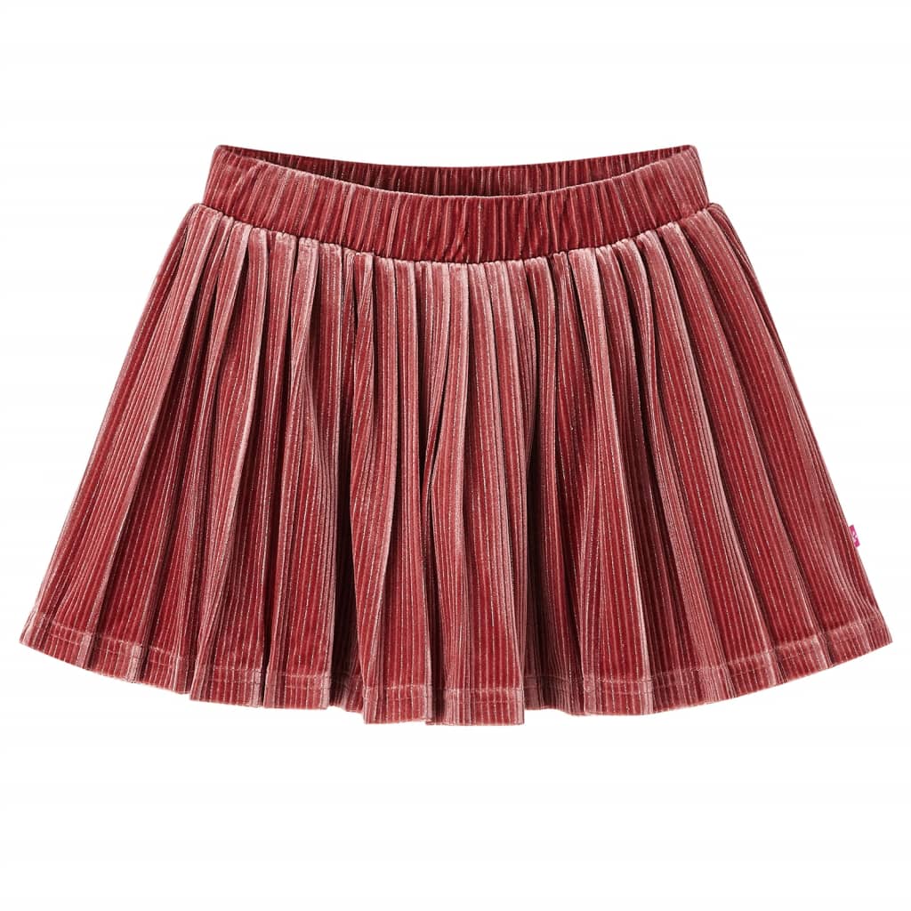 VidaXL Jupe enfant plissée 128 rose moyen