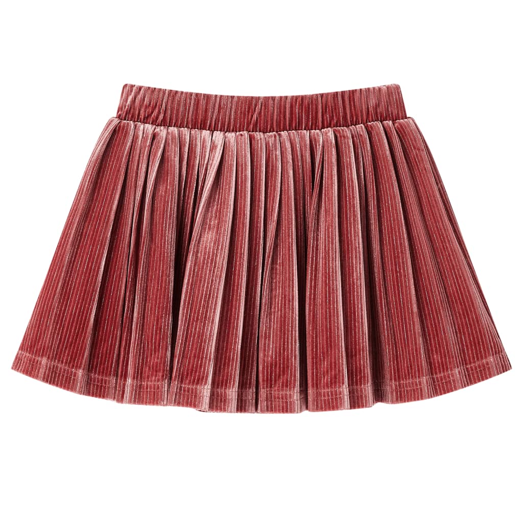 VidaXL Jupe enfant plissée 128 rose moyen