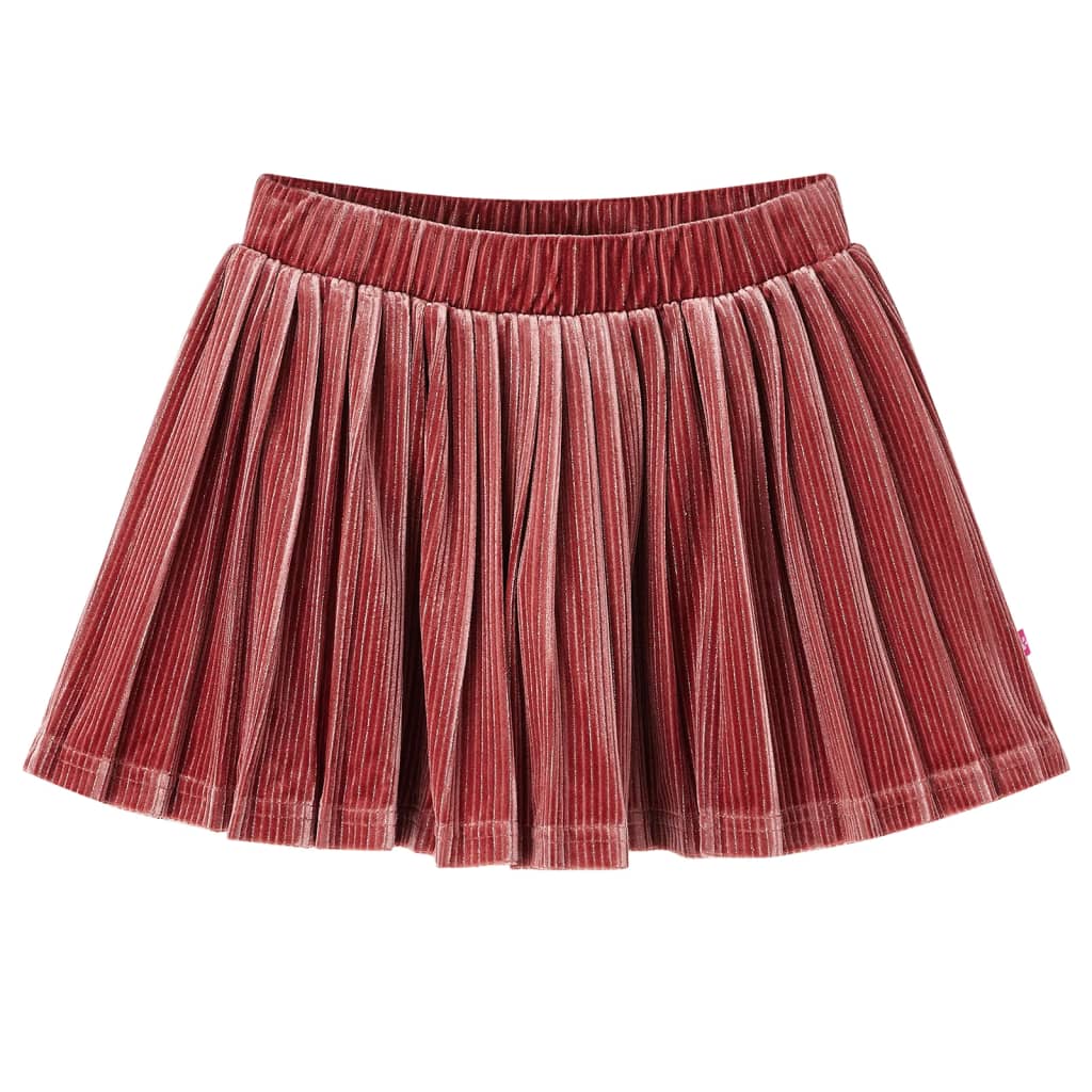 VidaXL Jupe enfant plissée 140 rose moyen