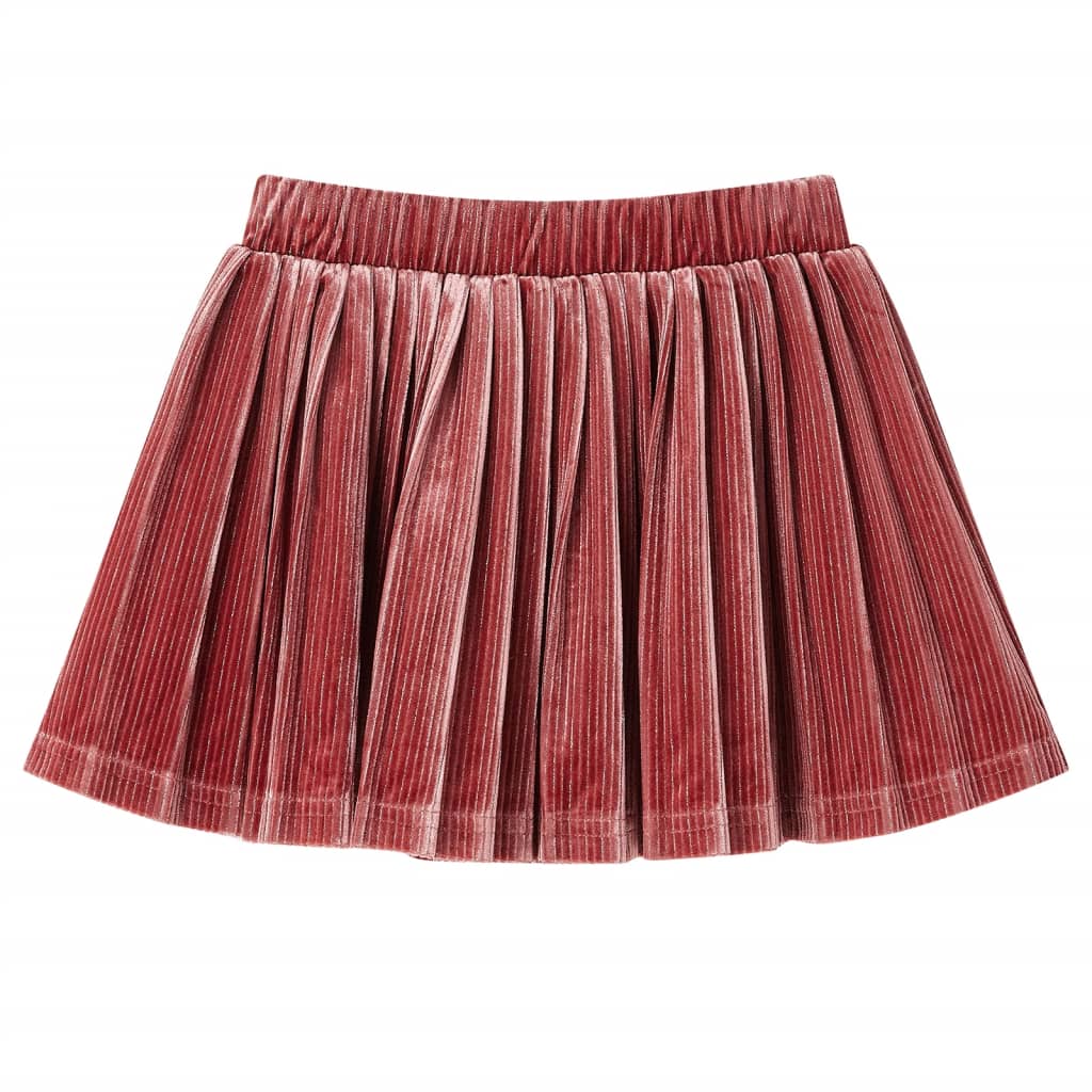 VidaXL Jupe enfant plissée 140 rose moyen