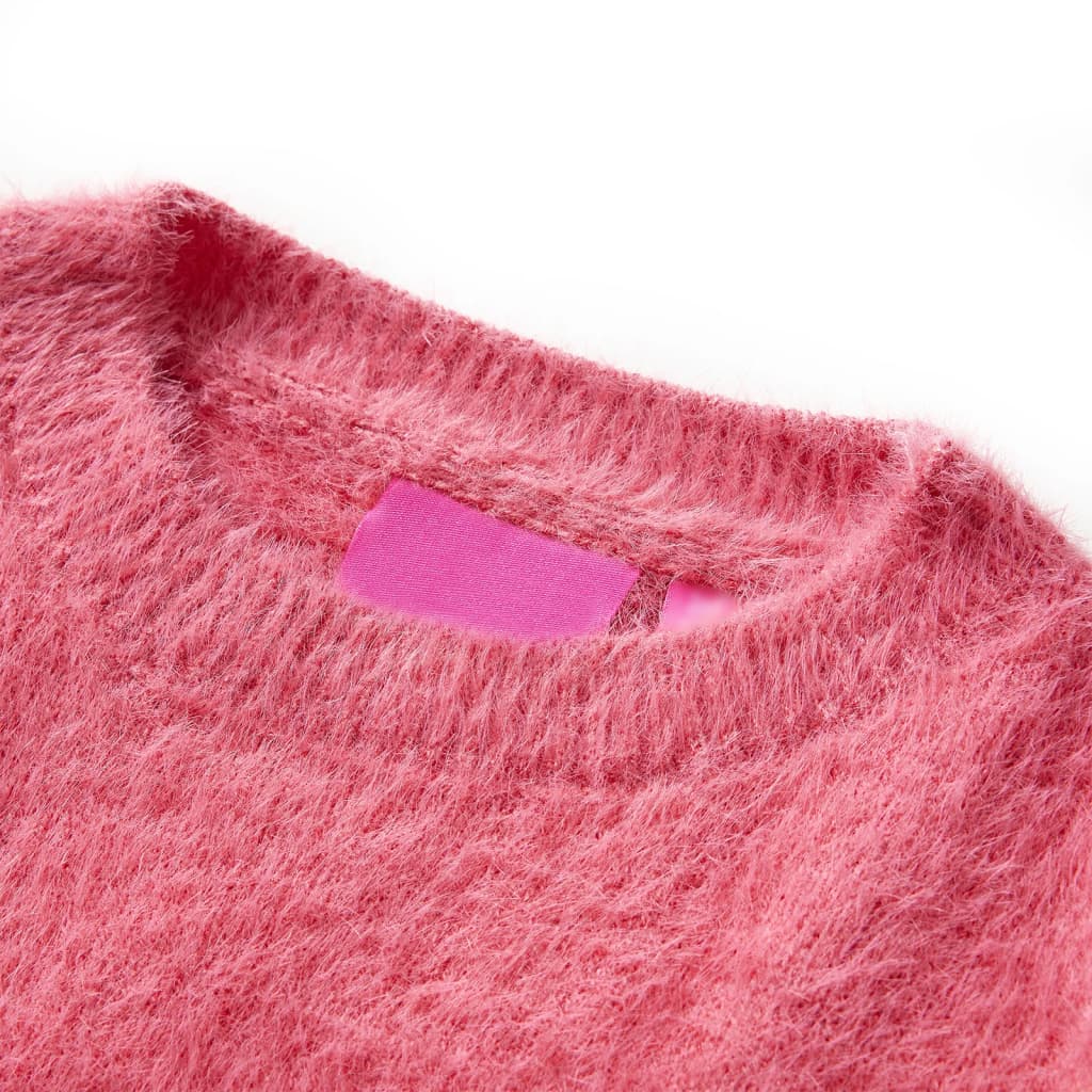 VidaXL Pull enfant tricoté 116 vieux rose