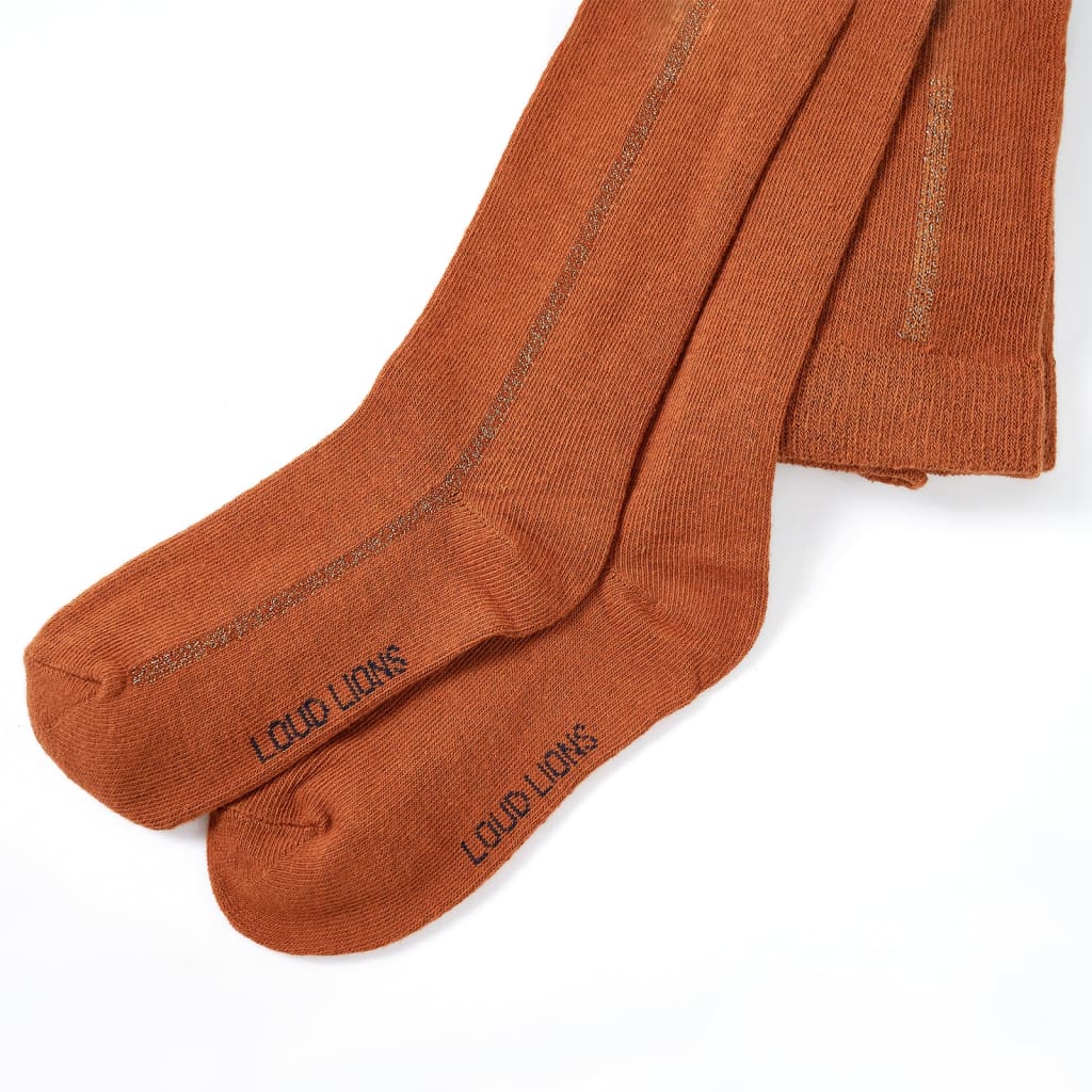 VidaXL collants enfants 140 couleur cognac