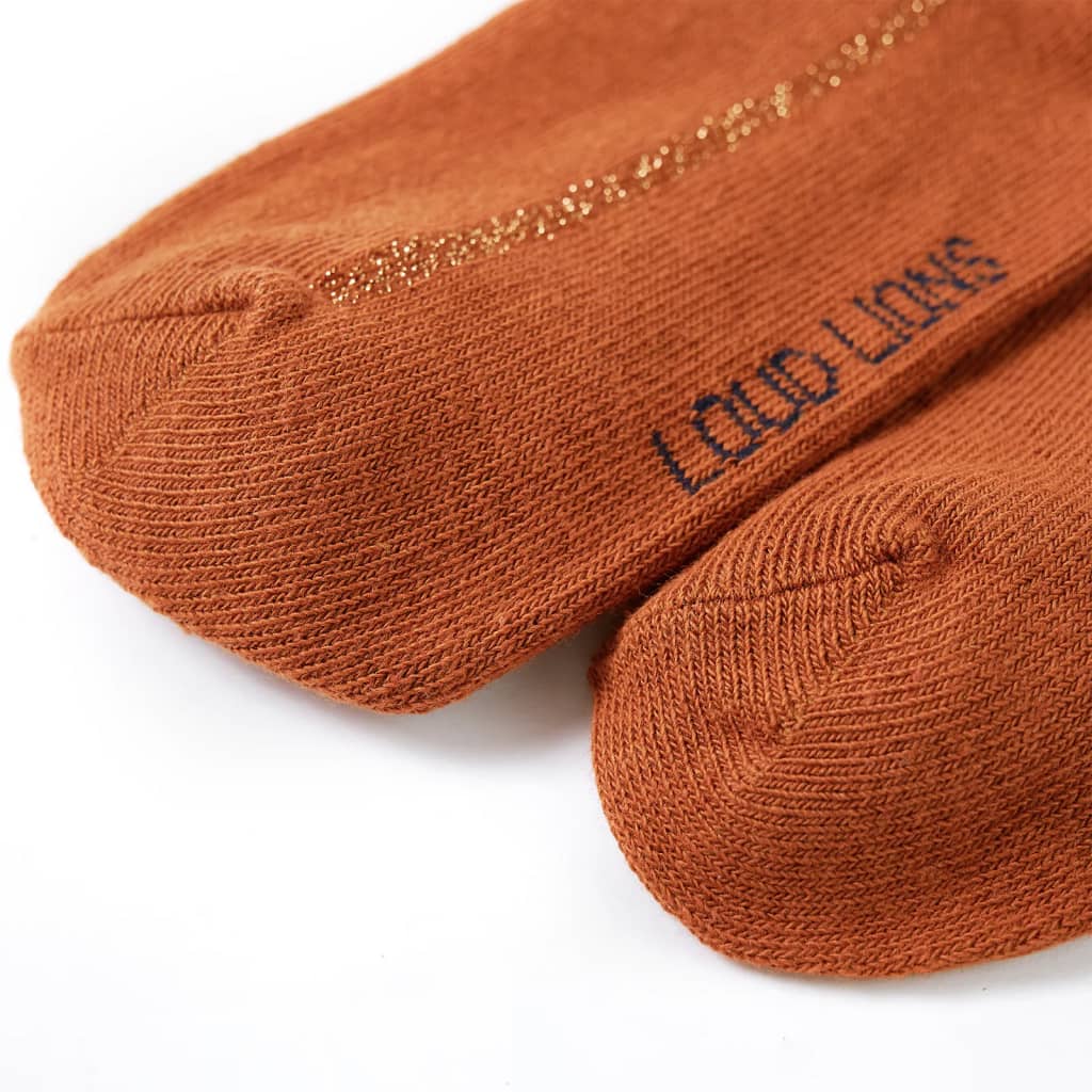 VidaXL collants enfants 140 couleur cognac