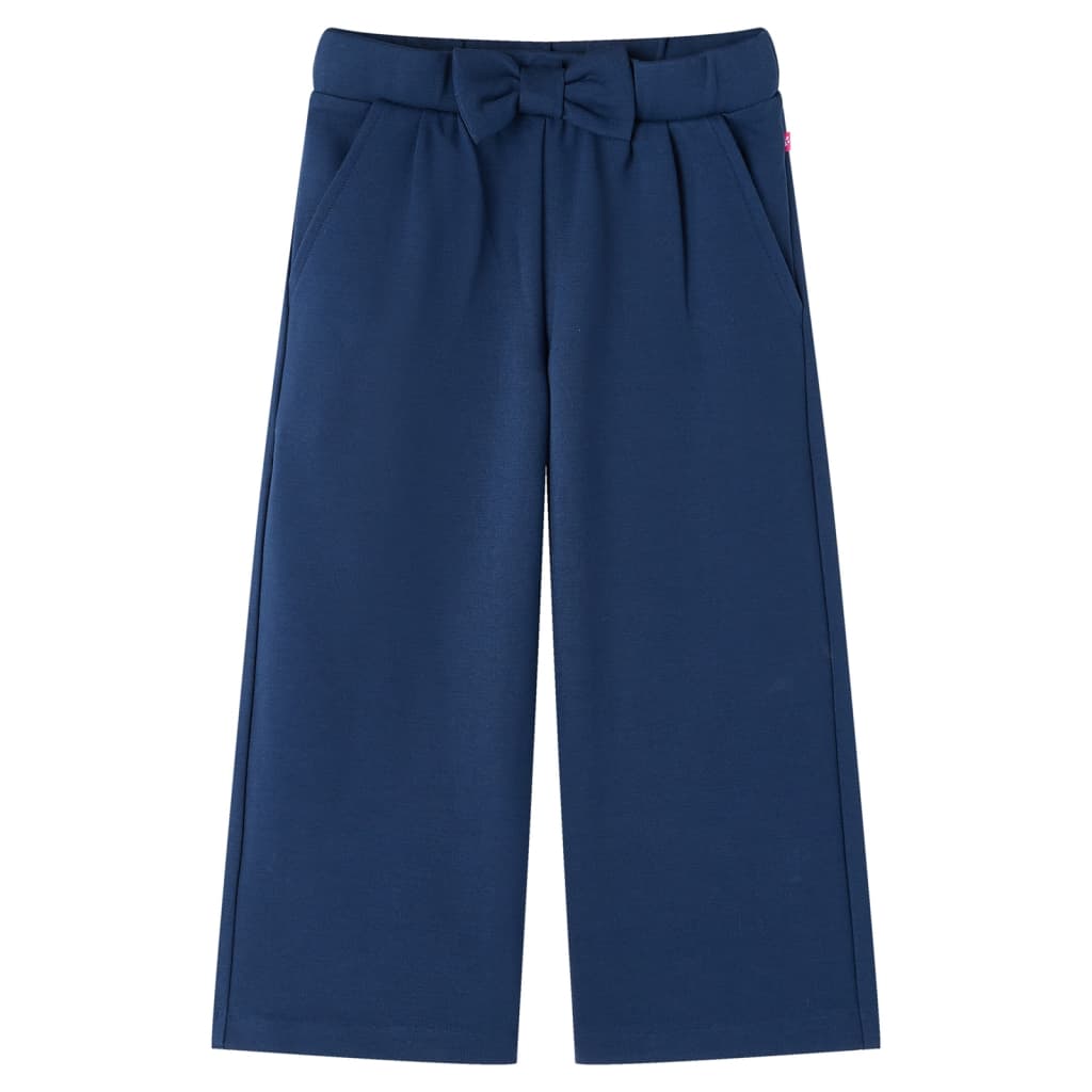 VidaXL Pantalon large enfant 104 bleu marine